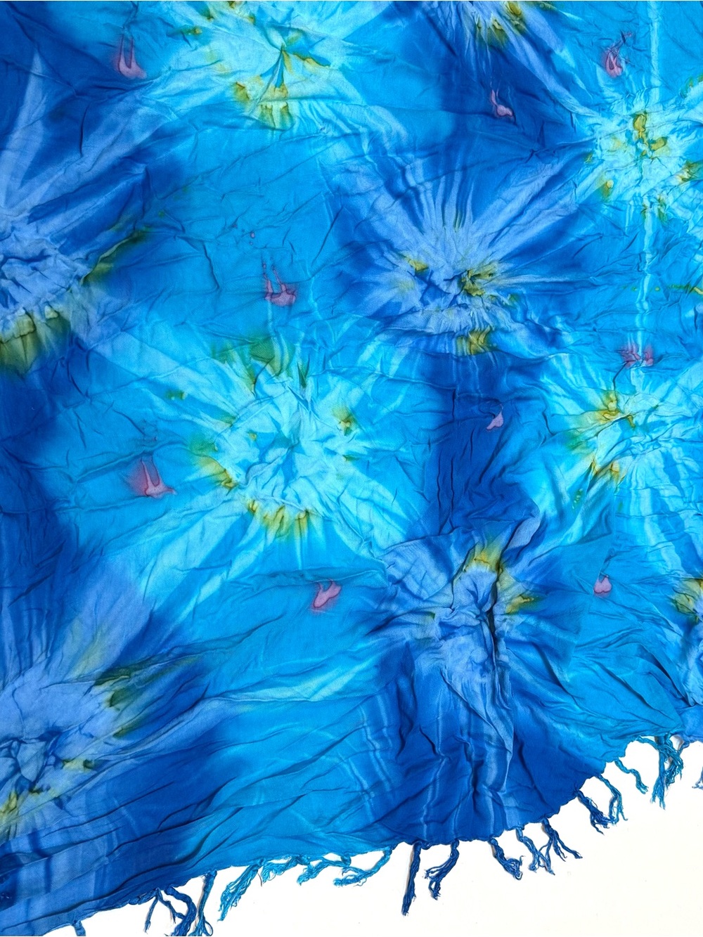 IG Sport Blue Tie-Dye Lightweight Women's Scarf